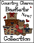 New! Country Charm Baskets Graphics and Clip Art Collection!